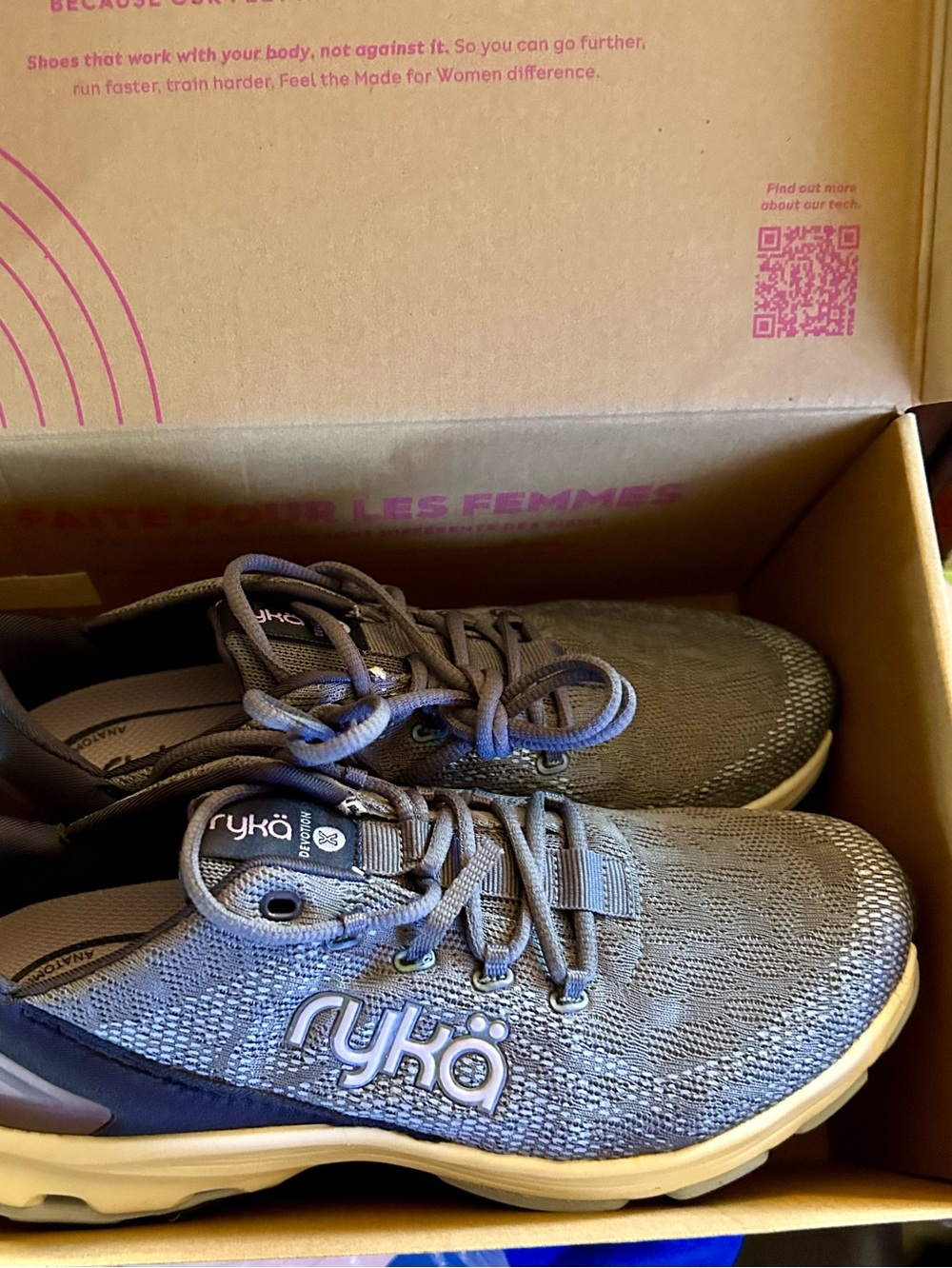 Womens Ryka Devotion X Walking Athletic Sneakers
